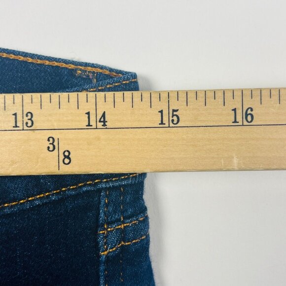 Gap 1969 Legging Jean Womens Jeans Size 4/27 A Blue Stretch Dark Wash Stirrups - Picture 7 of 10